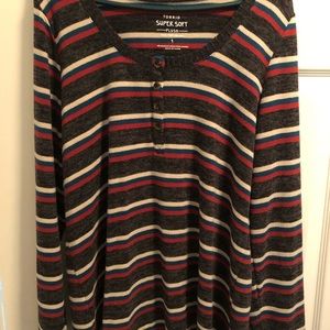 Torrid super soft stripped sweater size 1